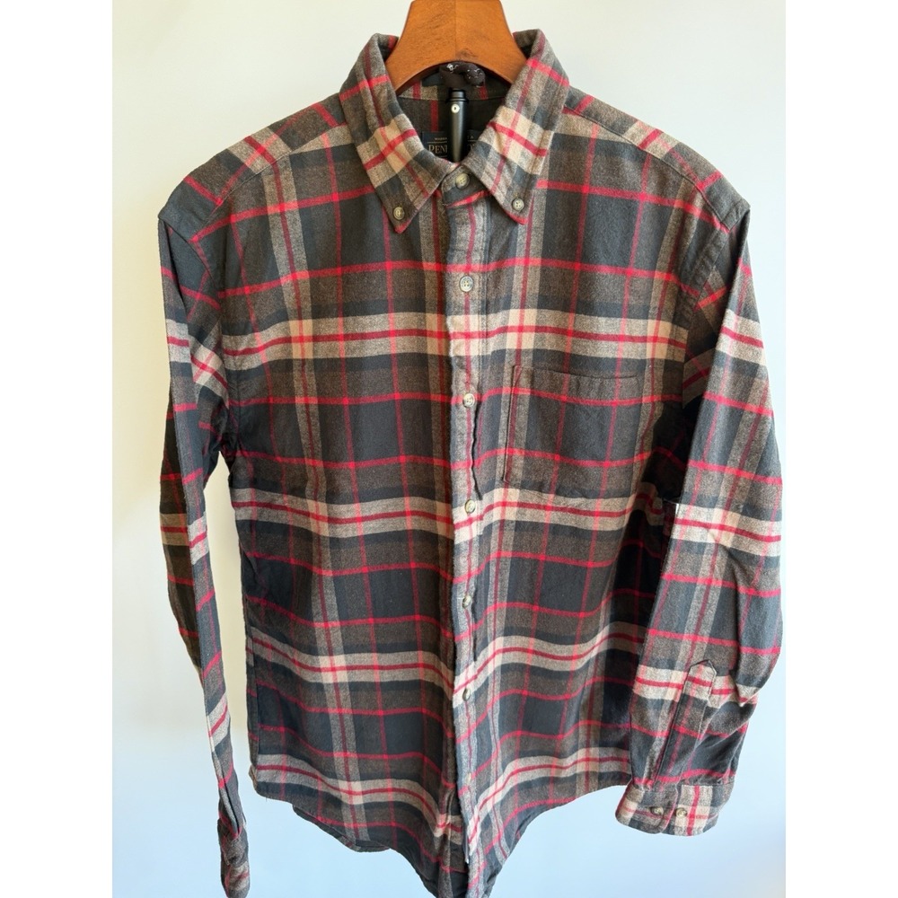 Pendleton Mason Flannel Button-Down Shirt Mens Size Medium Multicolor Plaid
